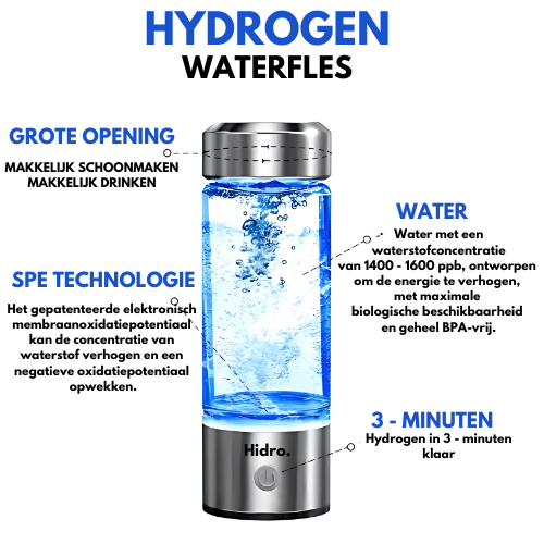 Wasserstoff-Wasserflasche – 1600 ppb